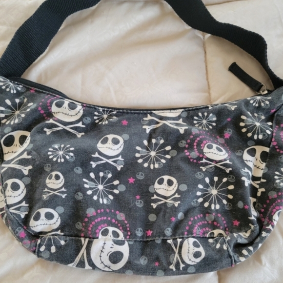 Loungefly Handbags - Loungefly Canvas Jack Skellington Mini Handbag